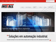 Tablet Screenshot of installautomacao.com.br